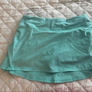 Lululemon Teal Pleats Skirt